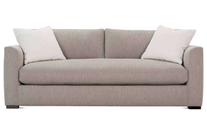 Tamra I 94 Inch Fabric Upholstered Large Single Bench Seat Wing Arm Sofa