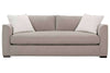 Image of Tamra I 88 Inch Fabric Upholstered Single Bench Seat Wing Arm Sofa