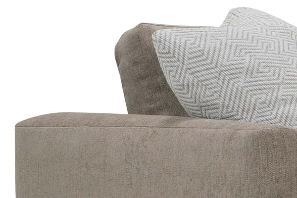 Tamra "Designer Style" Large Scale Wing Arm Fabric Sectional