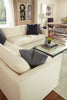 Image of Tamra "Designer Style" Large Scale Wing Arm Fabric Sectional