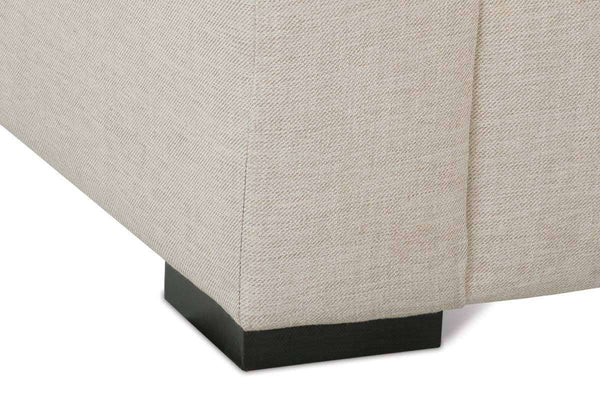 Tamra I 88 Inch Fabric Upholstered Single Bench Seat Wing Arm Sofa