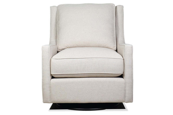 Tamron "Quick Ship" Pillow Back Swivel / Glider Fabric Accent Chair