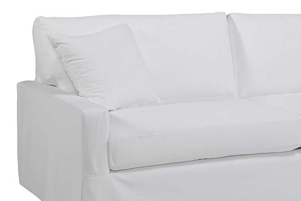 Tatum 87 Inch Quick Ship Slipcovered Sofa