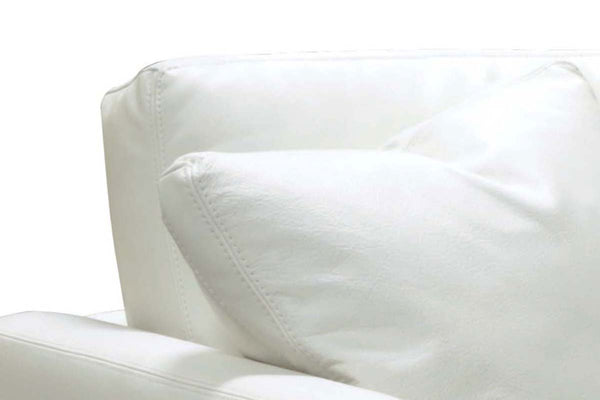 Terrance 90 Inch Modern Leather Track Arm Sofa