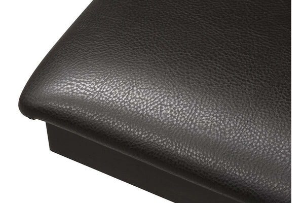 Thayer Contemporary 6 Piece Light And Dark Espresso Gathering Pedestal Table Dining Set With Splat Back Side Chairs And Bench