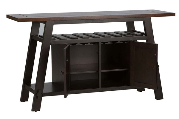 Thayer Contemporary Light And Dark Espresso Storage Dining Buffet