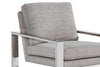 Image of Toby Chrome "Quick Ship" Accent Chair