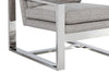 Image of Toby Chrome "Quick Ship" Accent Chair