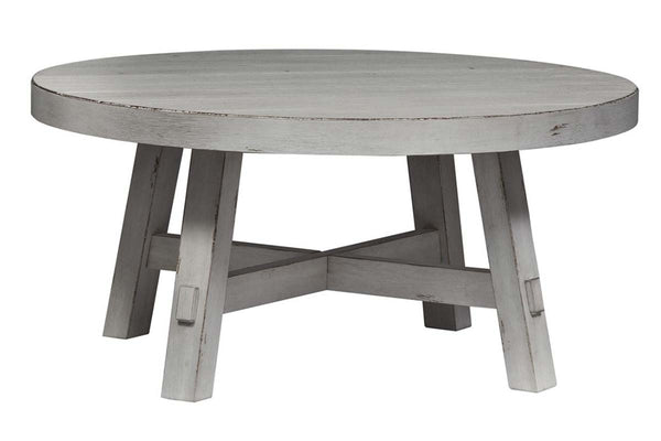 Tristan II White Farmhouse Style Occasional Table Collection