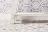 Image of Tristan II Farmhouse Style Distressed White Splay Leg Sofa Table