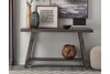 Image of Tristan I Farmhouse Style Charcoal Splay Leg Sofa Table