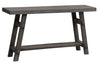 Image of Tristan I Farmhouse Style Charcoal Splay Leg Sofa Table