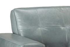 Uptown 87 Inch "Designer Style" Modern Track Arm Biscuit Back Sofa