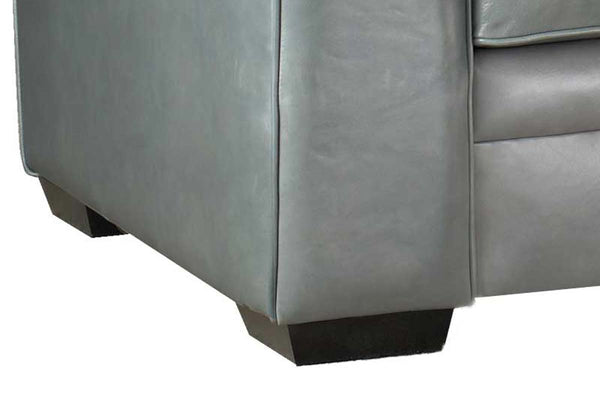 Uptown 87 Inch "Designer Style" Modern Track Arm Biscuit Back Sofa