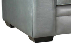 Uptown 87 Inch "Designer Style" Modern Track Arm Biscuit Back Sofa