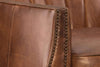 Image of Vander "Quick Ship" Leather Swivel Accent Chair