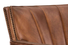 Vander "Quick Ship" Leather Swivel Accent Chair