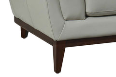 Verne Quick Ship Modern Pillow Back Leather Club Chair