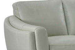 Verne "Quick Ship" Modern Leather Pillow Back Loveseat