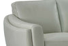 Image of Verne "Quick Ship" Modern Leather Pillow Back Loveseat