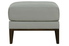 Verne "Quick Ship" Modern Leather Pillow Top Ottoman
