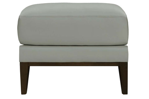 Verne "Quick Ship" Modern Leather Pillow Top Ottoman