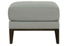 Image of Verne "Quick Ship" Modern Leather Pillow Top Ottoman