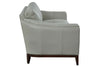 Image of Verne 92 Inch Modern Leather Pillow Back Sofa