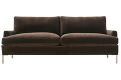 Victoria 86 Inch Sofa with Metal Legs