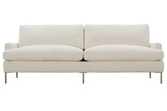 Victoria 96 Inch Sofa with Metal Legs