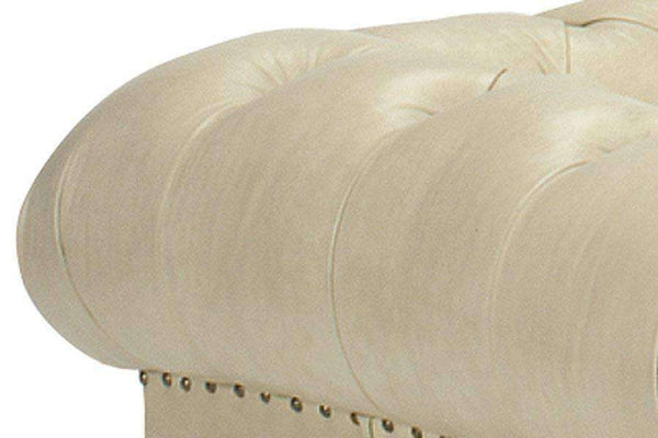 Walden "Designer Style" Leather Chesterfield Sectional - Club Furniture