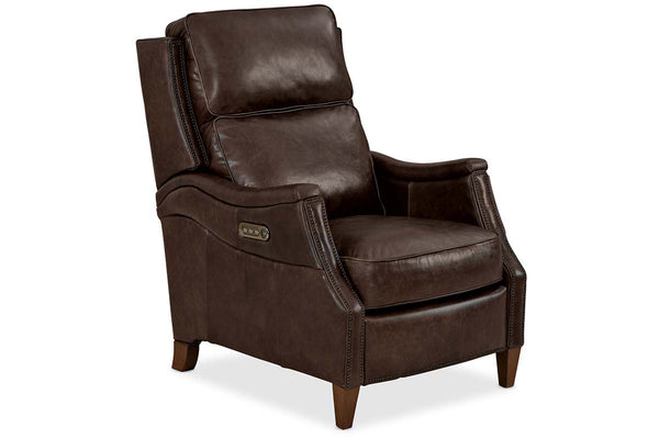 Wallace Allman 3-Way Power "Quick Ship" Transitional Leather Recliner