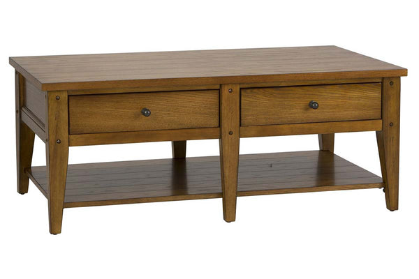 Warrington Golden Oak Occasional Table Collection