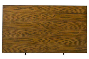 Warrington Golden Oak Lake House Style Coffee Table With Two Drawers And Shelf