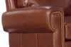 Image of Weston Leather Pillow Back Club Chair w/ Nailhead Trim