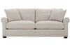 Image of Winona II 88 Inch Fabric Upholstered Roll Arm Sofa