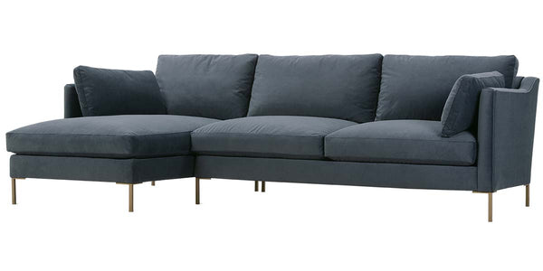 York Two Piece Pillow Back Sectional With Chaise (Version 2 As Configured)