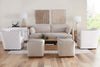 Image of York 90 Inch "Designer Style" Single Bench Seat Sofa