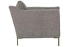 Image of York 90 Inch w/ Metal Legs "Designer Style" Single Bench Seat Sofa