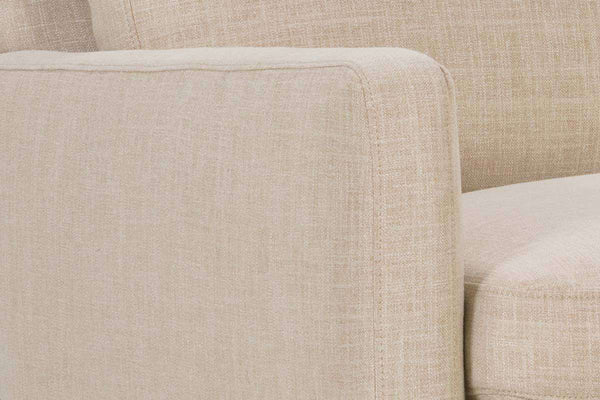 Zara Fabric Chair With Burnished Umber Metal Frame