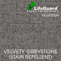 Velvety Greystone Tier 3 LifeGuard Stain Repellent Fabrics